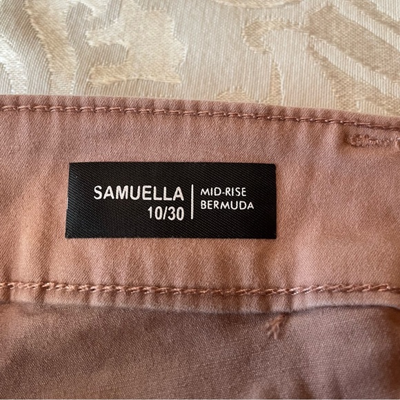 Buffalo David Button Samuella Dusty Rose Mid Rise Bermuda Shorts Size 10 / 30 - Picture 9 of 9